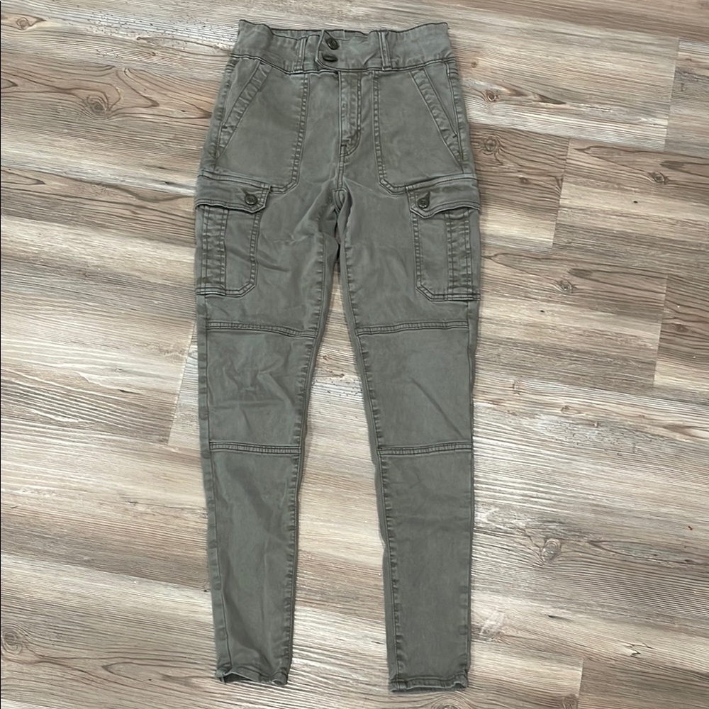 Olive Green Cargo Pants